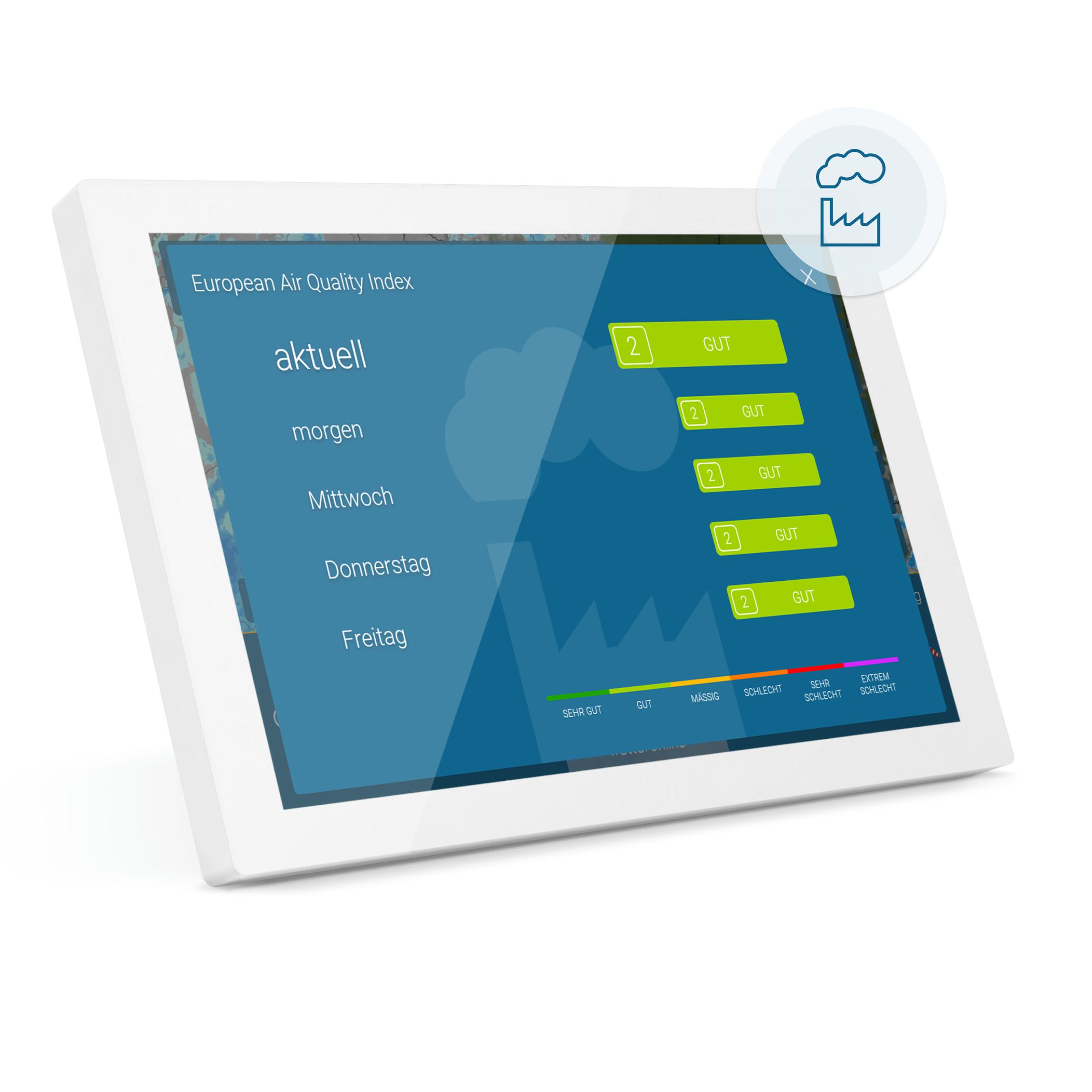 weer & radar home + Wandmontageset
