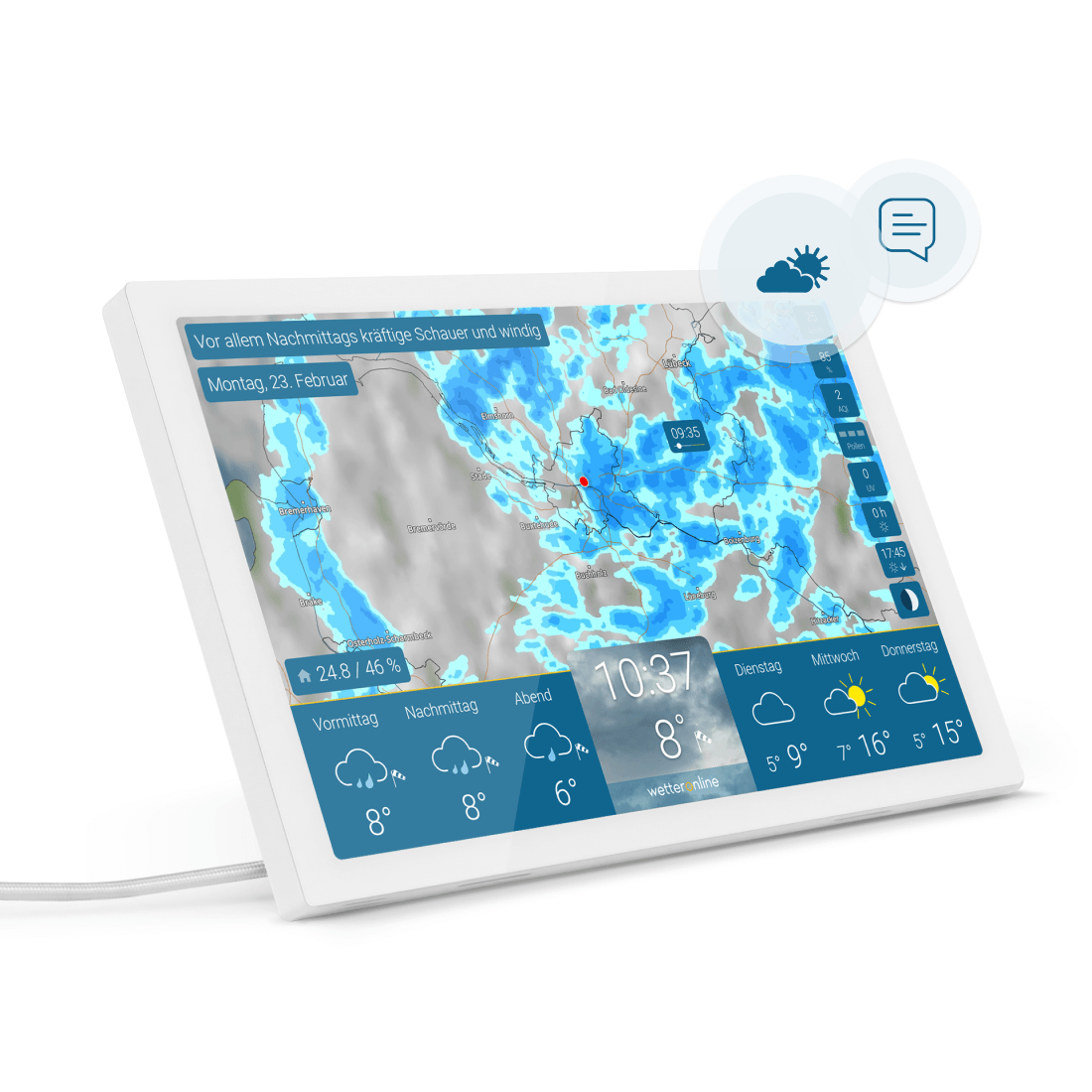 wetteronline home 4 (Weiß)