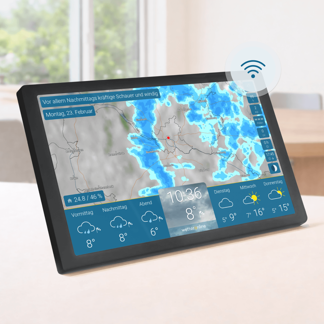 wetteronline home 4 (Schwarz)